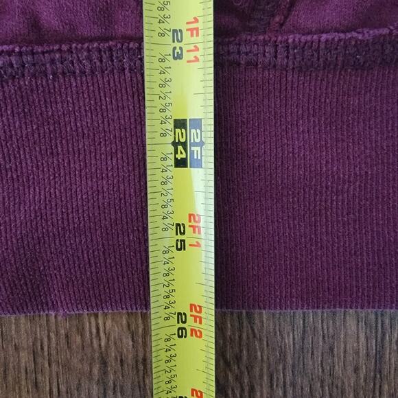 Aeropostale Hoddie Zip Y2K Grunge Casual Burgundy Sz L Athleisure Loungewear - Picture 5 of 8